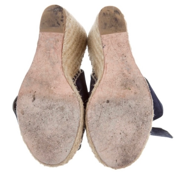 CELINE Suede Espadrille Wedges - Picture 4 of 5